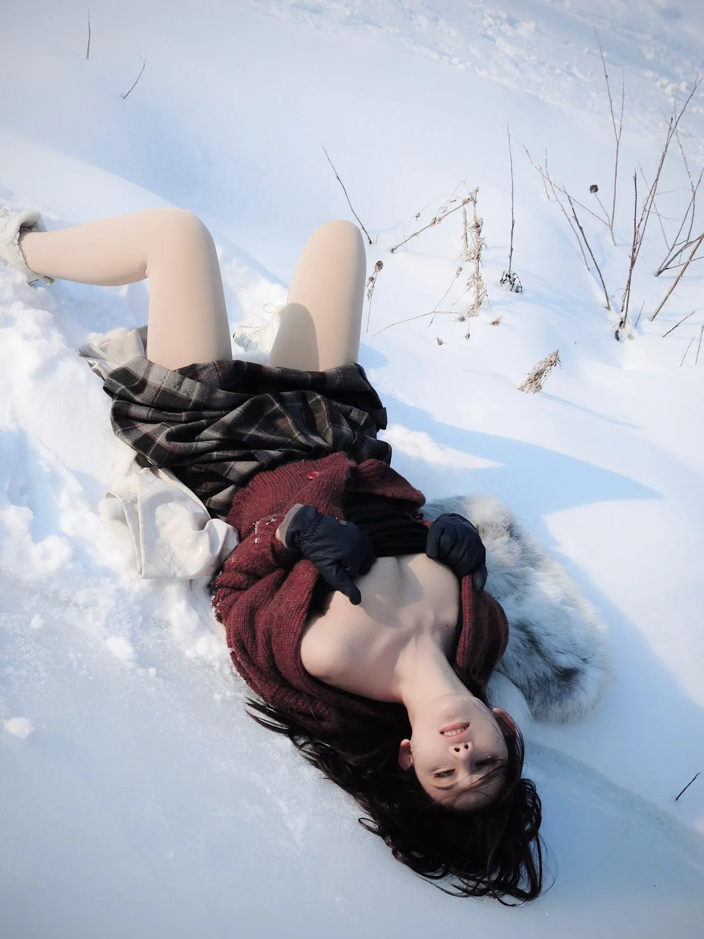 就是阿朱啊 – NO.04 微密圈 雪国精灵火锅温泉玩具吊带咖啡 [47P]插图1